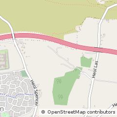 Map of Bridgend