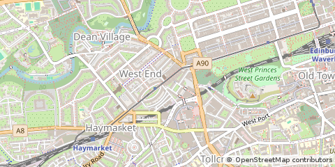 Map of Edinburgh