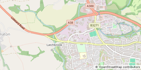 Map of Saltash, Cornwall