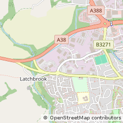 Map of Saltash, Cornwall