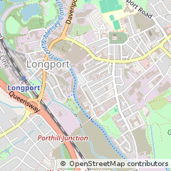 Map of Stoke-on-Trent, Staffordshire