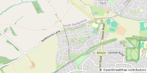Map of Derby