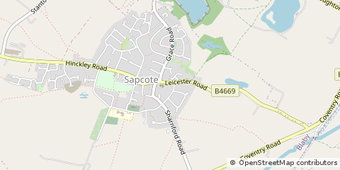 Map of Leicester