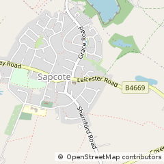 Map of Leicester