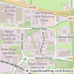 Map of Cramlington, Northumberland
