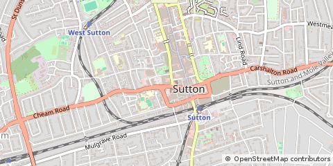 Map of Wallington