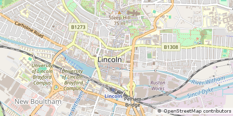 Map of Lincoln