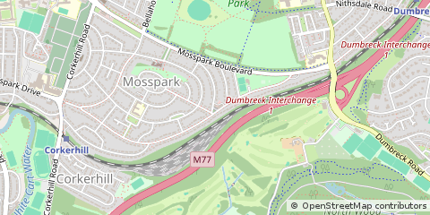 Map of Glasgow
