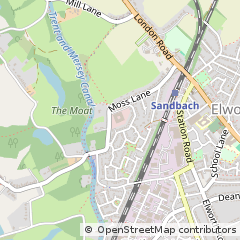 Map of Sandbach, Cheshire