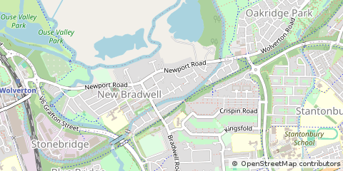 Map of Milton Keynes