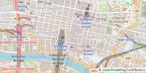 Map of Glasgow