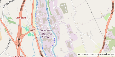 Map of Newry, County Down