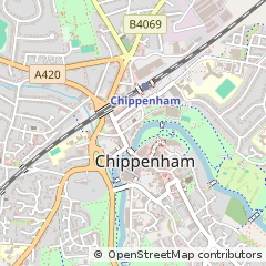 Map of Chippenham, Wiltshire