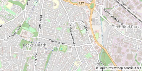Map of Southampton, Hampshire