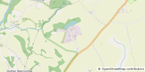 Map of Totnes, Devon