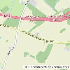 Map of Tanworth in Arden