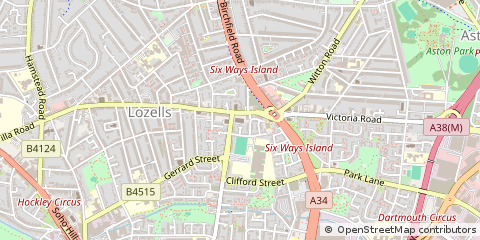 Map of Birmingham