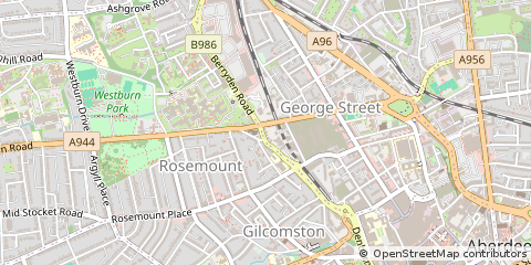 Map of Aberdeen