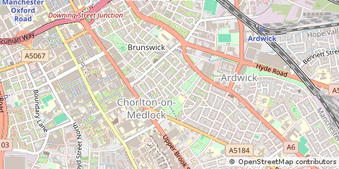 Map of Manchester