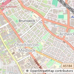 Map of Manchester