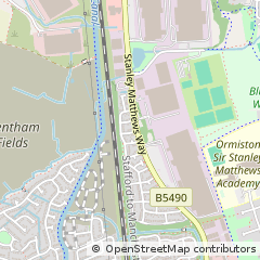 Map of Stoke-on-Trent, Staffordshire