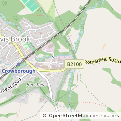 Map of Crowborough