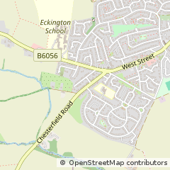 Map of Sheffield, Derbyshire