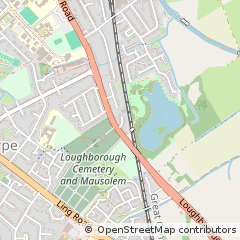 Map of Loughborough