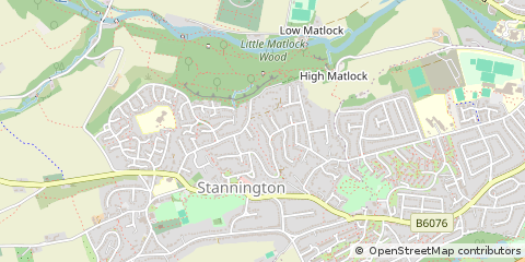 Map of Sheffield