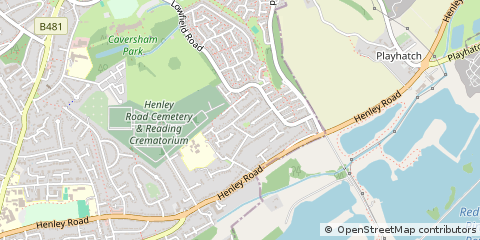 Map of Reading, Berkshire