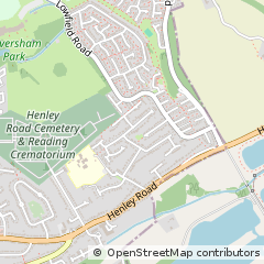 Map of Reading, Berkshire