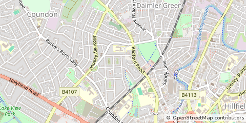 Map of Coventry