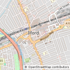 Map of Ilford, Essex