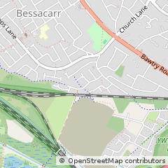 Map of Doncaster
