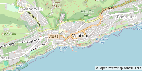 Map of Ventnor