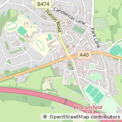 Map of Beaconsfield, Buckinghamshire