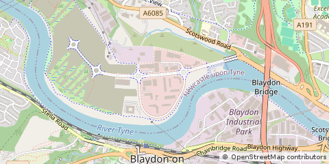 Map of Newcastle Upon Tyne