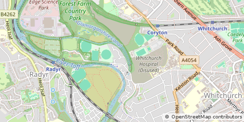 Map of Cardiff