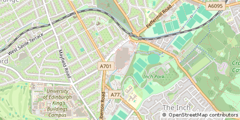 Map of Edinburgh, Midlothian