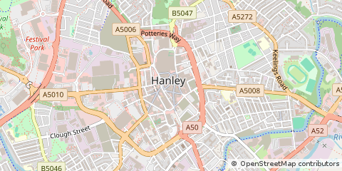 Map of Stoke on Trent