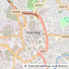 Map of Stoke on Trent