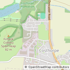 Map of Worksop, Nottinghamshire