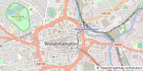 Map of Wolverhampton