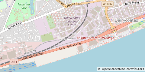 Map of Hull, East Yorkshire