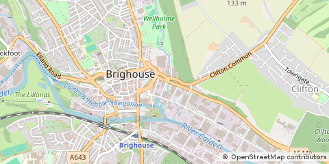 Map of Brighouse