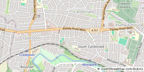 Map of Glasgow