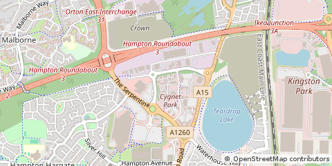 Map of Peterborough