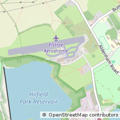 Map of Borehamwood, Herts