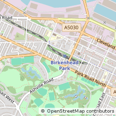 Map of Wirral, Merseyside