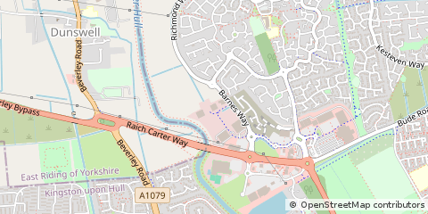 Map of Hull, East Yorkshire
